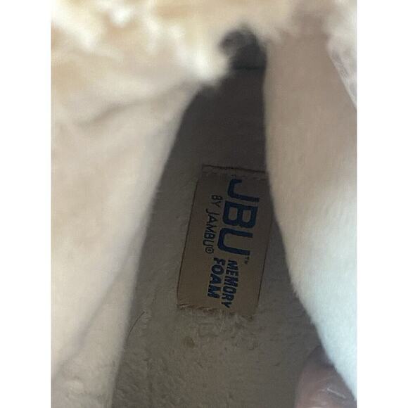 JBU by Jambu 8 M Women's Maldive Weather Ready Boots Faux Fur Lined Lace Up Tan - Picture 6 of 8